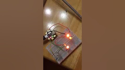 Arduino Gemma LED Circuit