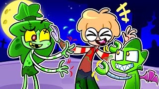 Viv And Denny Pretend Play As Zombies