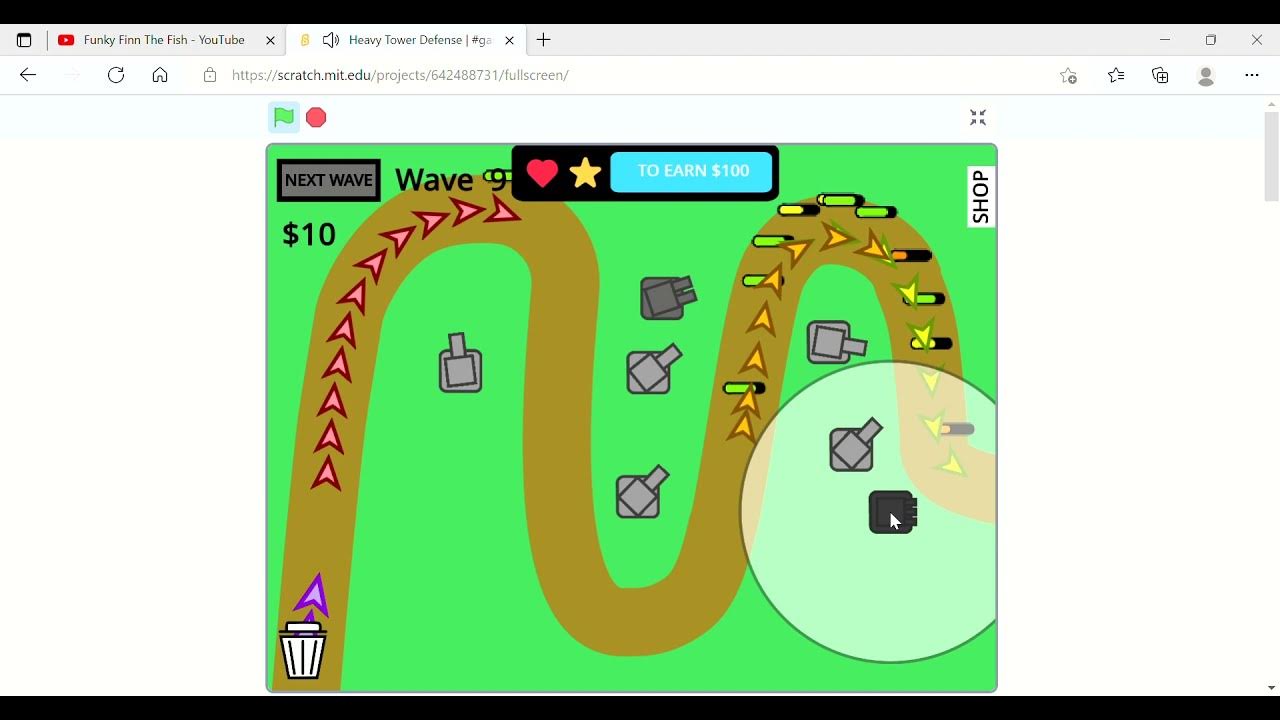 Heavy Tower Defense- Scratch games - YouTube