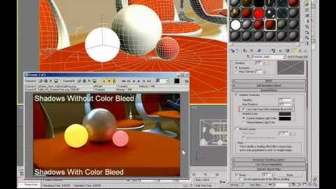 3DStudio MAX - Mental Ray / Arch Design Material / Ambient Occlusion (3DS Max Video Tutorials)