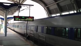 KTX #409 - 인천국제공항→진주 검암역 접근 / Korea Train KTX. Geomam station
