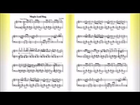 【BGM：クラシック・楽譜】ジョプリン　メープル・リーフ・ラグ