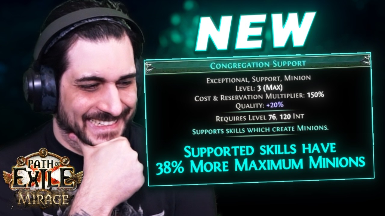 The COOLEST Support Gem I've Ever Seen for Minions