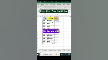 😱📏 Excel LEN Formula – Count Characters in Seconds! 😍 #excel #exceltips #shorts #youtubeshorts