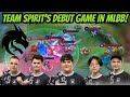 Team spirits debut game in mlbb they are in masters way tournament kid bomba is back bois