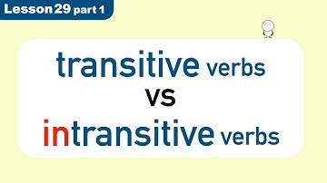 Transitive verb VS Intransitive verb | Grammar📖