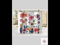 Colorful Floral Skinny Tumbler Wraps, 20 oz Tumbler Digital Download, Sublimation Designs, Commer...