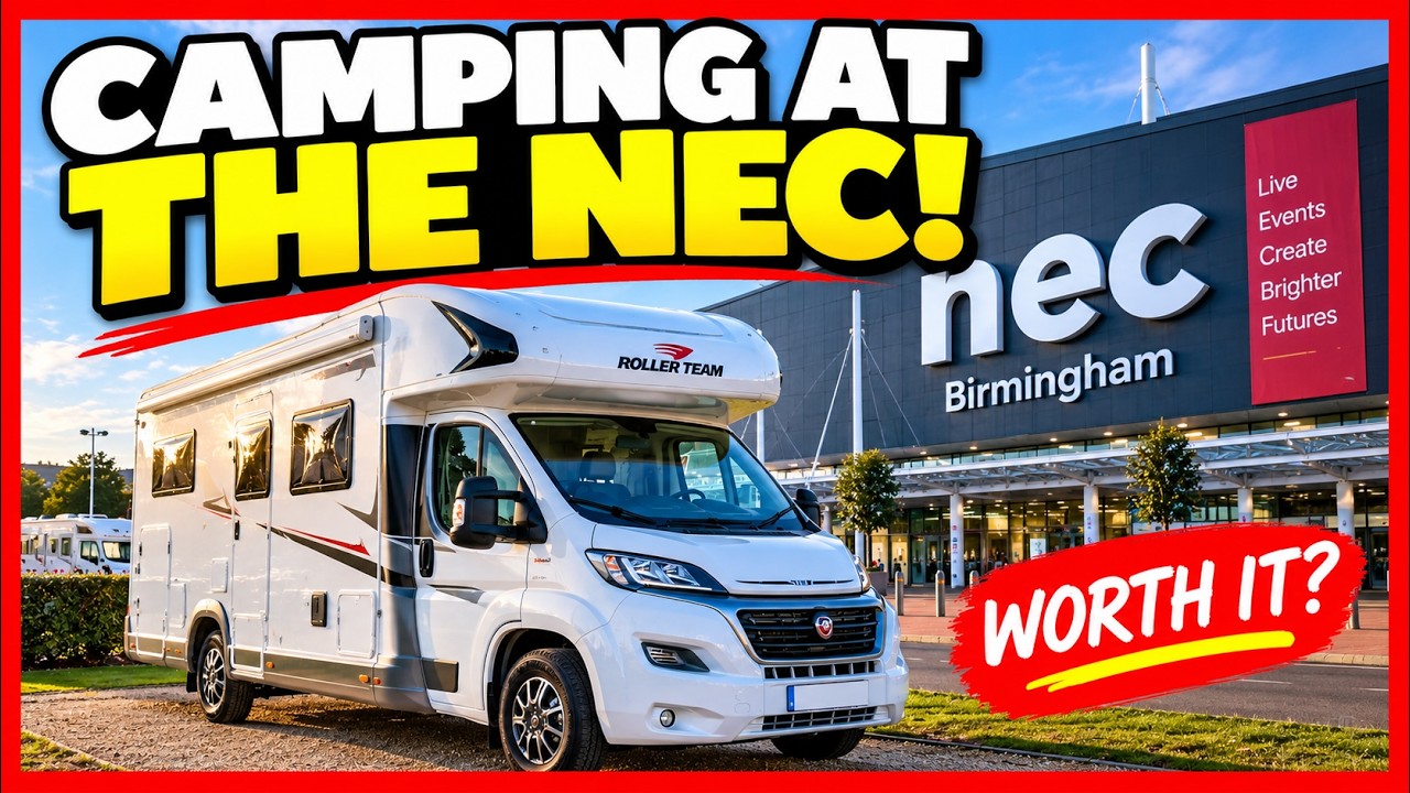 Motorhome and Caravan Show 2024 | Camping in a car park 🅿️ - YouTube