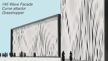 //45 Wave facade Grasshopper tutorial