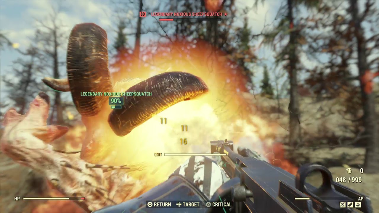 Fallout 76 why the floating broken enemies - YouTube