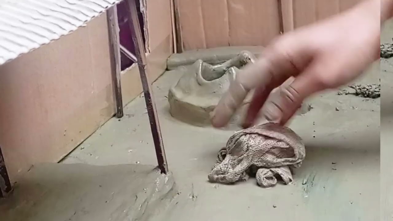 মাটি দিয়ে ছোট রান্নাঘর তৈরি করলাম 