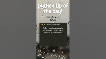 Python uses hash tables for dictionaries, providing fast key-lookup capabilities.
