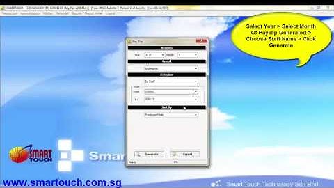 Payroll Malaysia Tutorial : How to Insert Remarks At Payslip Template Using SmartPay Payroll System