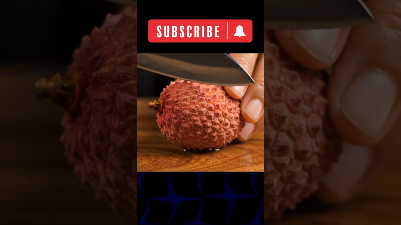 Juicy Lychee Cutting ASMR | Oddly Satisfying ASMR 