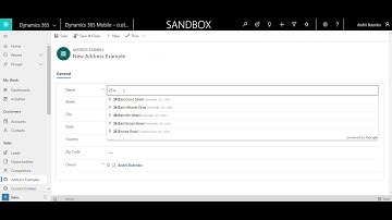Address Autocomplete