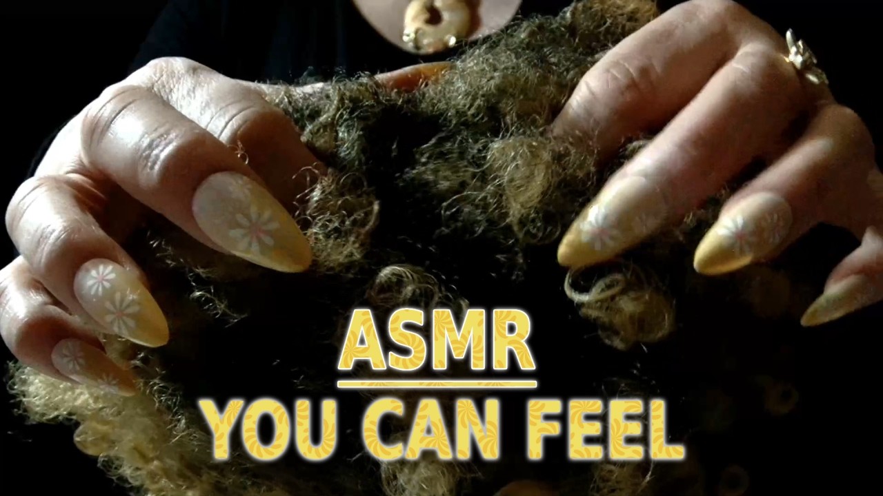 Pure ASMR | Fast & AGGRESSIVE Scalp Massage/Scratching w/ Nails through Really CURLY Hair | Crunchy
