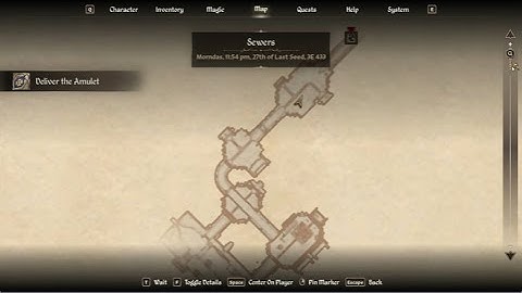 How To See The Local / Dungeon Map In Elder Scrolls IV:Oblivion - Remaster