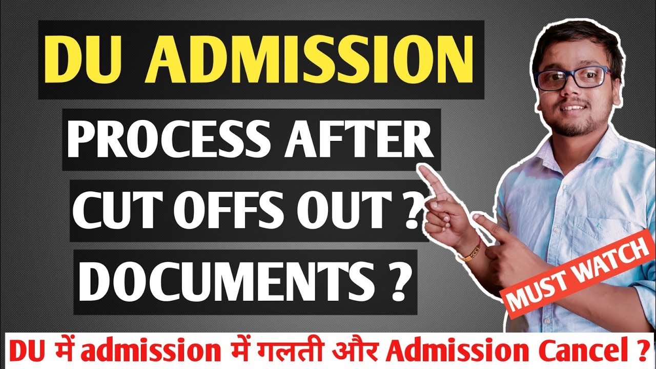 DELHI UNIVERSITY ADMISSION PROCESS AFTER CUT OFF || DU ADMISSION 2020 ||