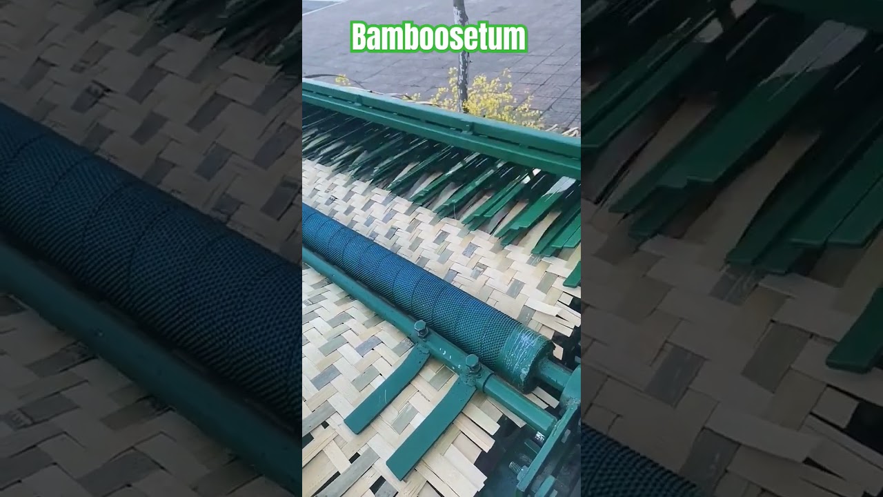 Bamboo Mat Weaving Machine 