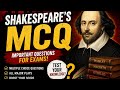 MCQ practice On William Shakespear Part 1 #upgdc#assistantprofessor#Englinshliterature