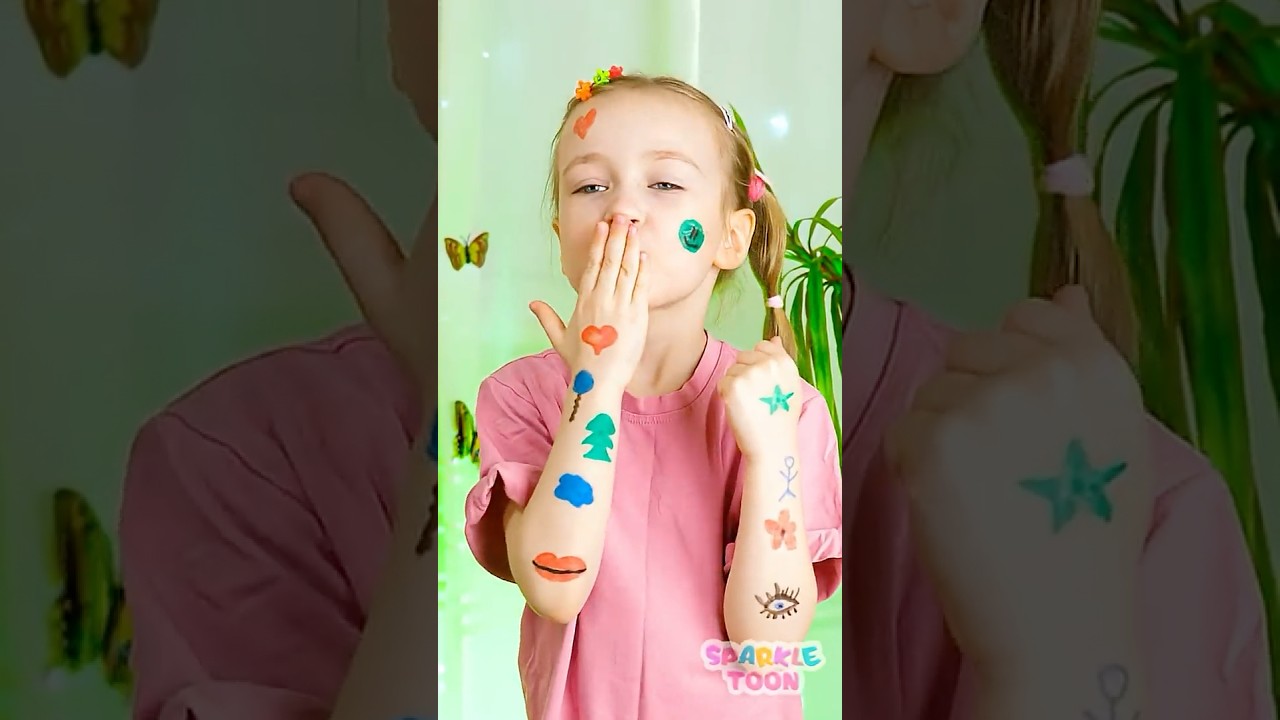 KIDS ❤️ CAN'T GET ENOUGH of Temporary DIY Tattoos ☺️ 👍🏼 