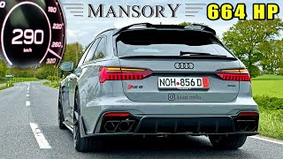 AUDI RS6 C8 MANSORY // 0-100 100-200 1/4 MILE POV & SOUND