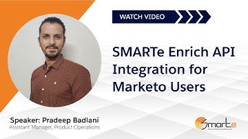 SMARTe Enrich API Integration for Marketo Users
