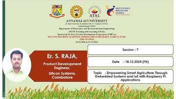 Empowering Smart Agriculture Through Embedded Systems and IoT with Raspberry Pi Applications