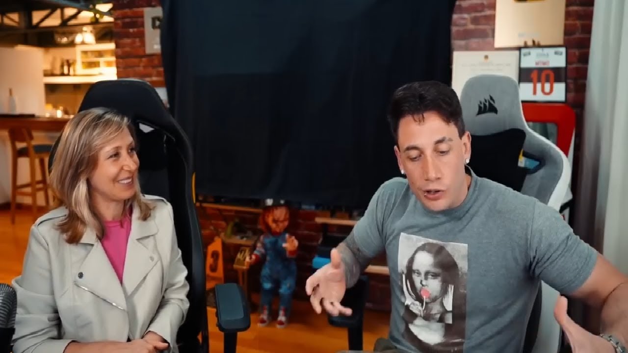 streamer ITALIANO entrevista a candidata argentina y la mufa