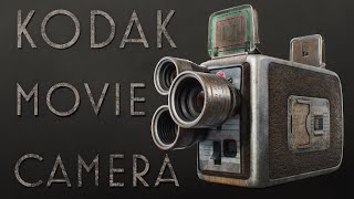 1962 Kodak Brownie Home Movie Cam - Real-time 3D Prop