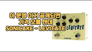 SONICAKE - LEVITATE QDS-02 리뷰 / 3만 원대 딜레이 리버브 쓸만할까? / 공중 부양 디지털 딜레이 및 리버브 2 인 1 기타 효과 페달 QDS-02