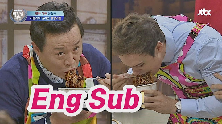 정준하VS기욤 폭풍 먹방 대결! 진정한 식신은 누구? 비정상회담 60회