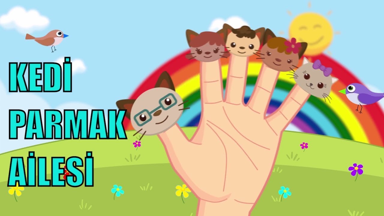 Kedi Parmak Ailesi Çocuk Şarkısı Bizim Şarkılar YouTube