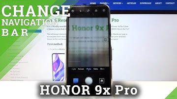 How to Customize Notification Bar Icons in Honor 9X Pro?
