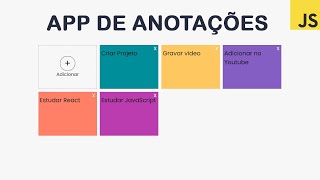 Criando App de Anotações com JavaScript