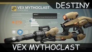 Destiny I Finally Got Vex Mythoclast
