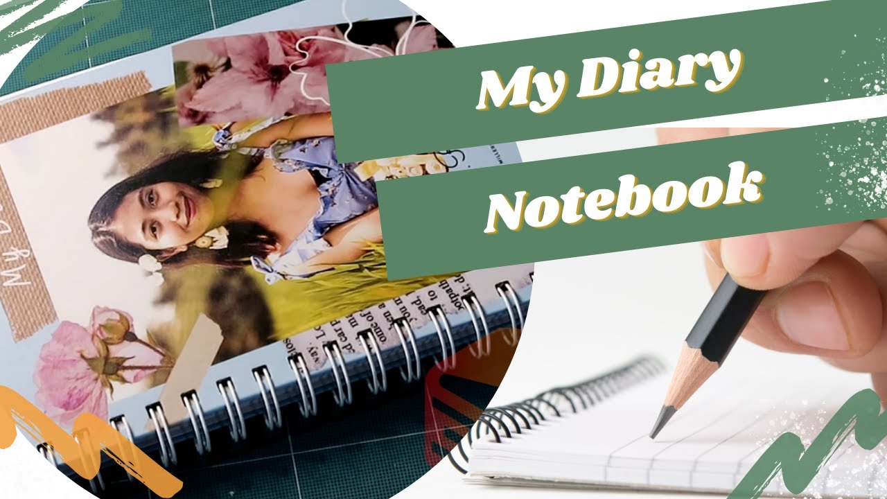 DIY Hard Cover Diary Notebook YouTube