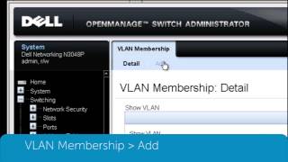 Dell Networking N3000: Configuring VLAN routing via GUI