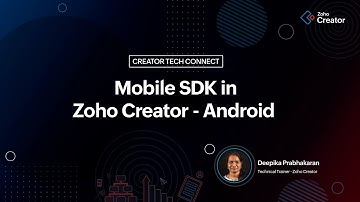 Mobile SDK in Zoho Creator - Android