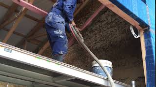 Spraying on the mud