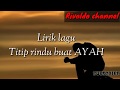 Download Lagu LAGU TITIP RINDU BUAT AYAH (LIRIK) .