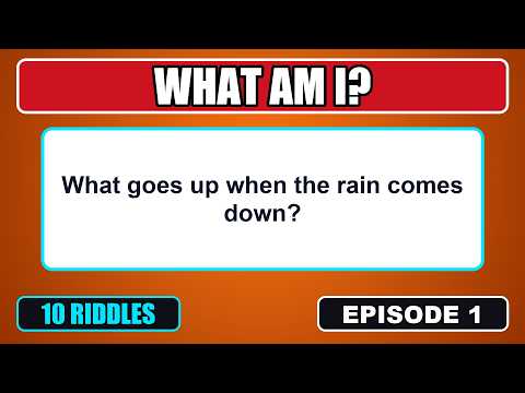 10 "What Am I?" Riddles With Answers — Can You Solve Them All? (Easy to Hard) | Ep 1