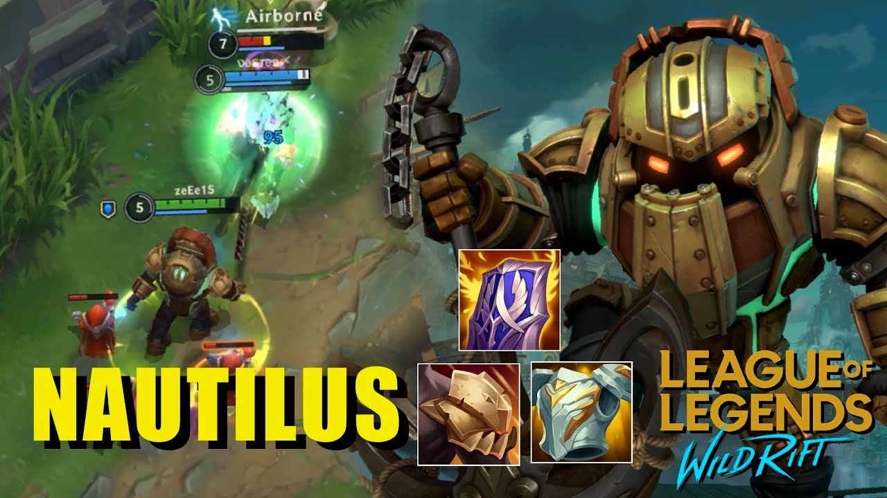 THE MOST ANNOYING TANK SUPPORT NAUTILUS?! | WILD RIFT - YouTube