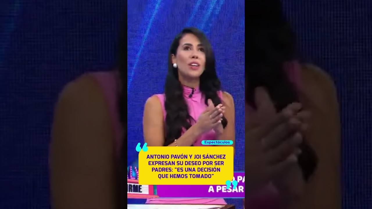 Antonio Pavón y Joi Sánchez expresan su deseo por ser padres: "Es una decisión que hemos tomado"