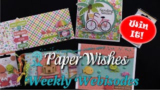 4 Fun Summer Cards Using Seaside Summer Collection by Doodlebug Designs (Giveaway ended)