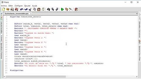 Estructuras Secuenciales - Pseint