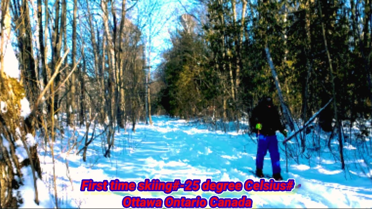 Cross Country Skiing Ottawa Ontario Canadasuper cold 25 degree