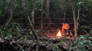 เข้าป่าดงดิบ ใช้ชีวิตกลางป่าปิด 3วัน2คืน วันที่1 สร้างอนาเขตจากสิ่งลี้ลับ สำรวจพื้นที่หาอาหาร ep 206