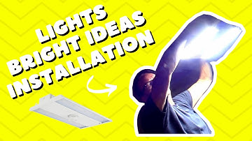 Brilliant Solutions: Installing and Reviewing Linear High Bay Shop Lights!