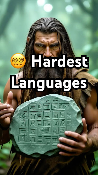 😵‍💫 Hardest Languages That'll Break Your Brain! 🌍#shortsfeed #shorts #viral #facts #history #top
